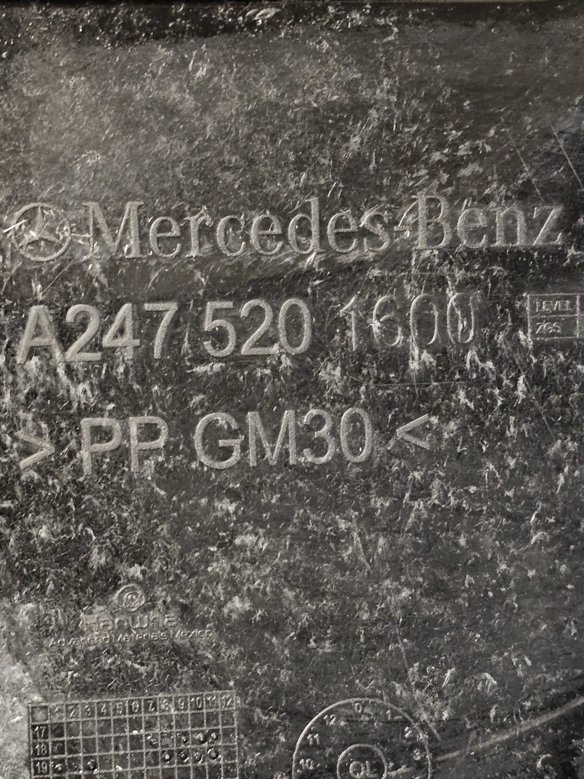 Carter Sotto Motore Mercedes Classe B W247 (2019 - >) Cod:A2475201600 - F&P CRASH SRLS - Ricambi Usati