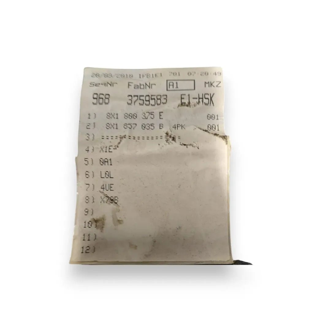 Dettaglio Cassetto portaoggetti Audi A1 8X 2010–2019 cod. 8X1 800 375 E - foto 5