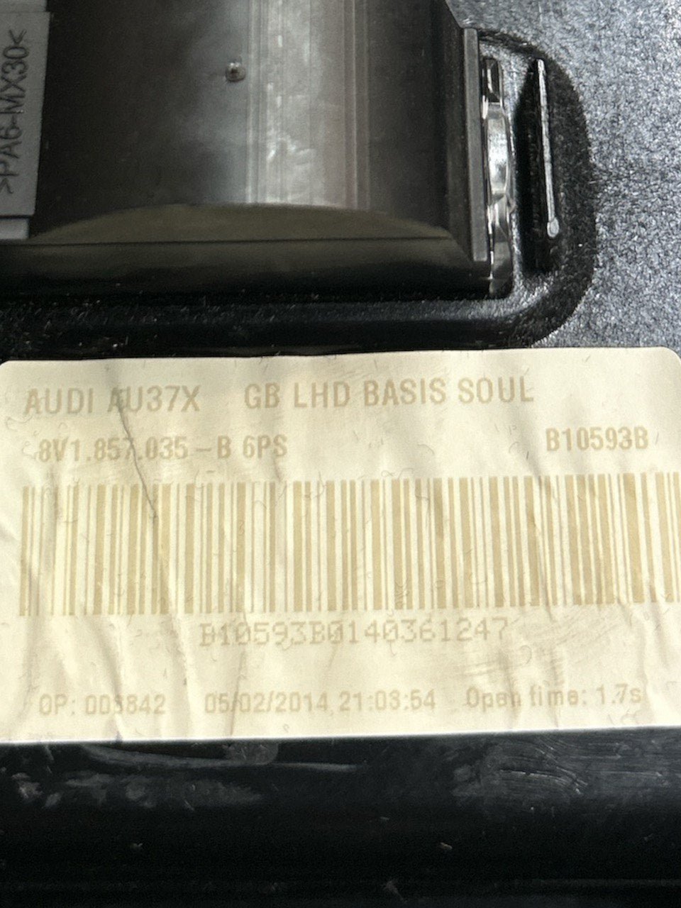 Cassetto / Vano Porta Oggetti Audi A3 (8V) (2013 > 2019) cod.8V1857035B - F&P CRASH SRLS - Ricambi Usati