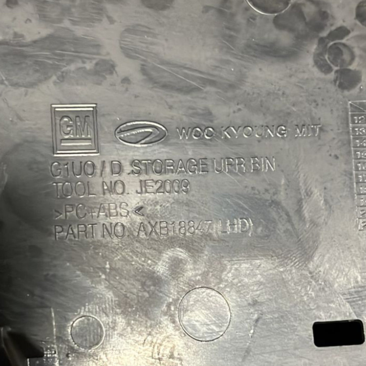 Cassetto / Vano Porta Oggetti Opel Mokka A / X cod:AXB18847 (2012 - 2019) - F&P CRASH SRLS - Ricambi Usati