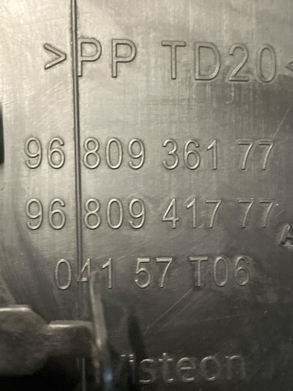 Cassetto / Vano Porta Oggetti Peugeot Partner cod:9680936177 (2008 - 2016) - F&P CRASH SRLS - Ricambi Usati