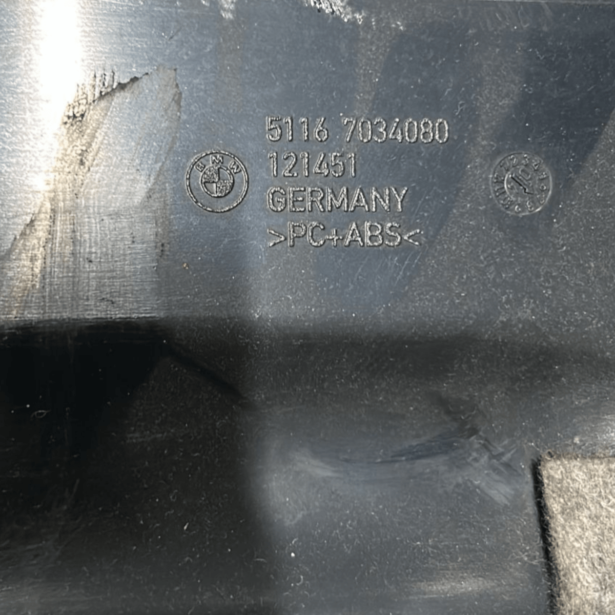 Cassetto / vano portaoggetti bmw serie 5 e60 cod:7034080 (2003 > 2010) - F&P CRASH SRL - Ricambi Usati