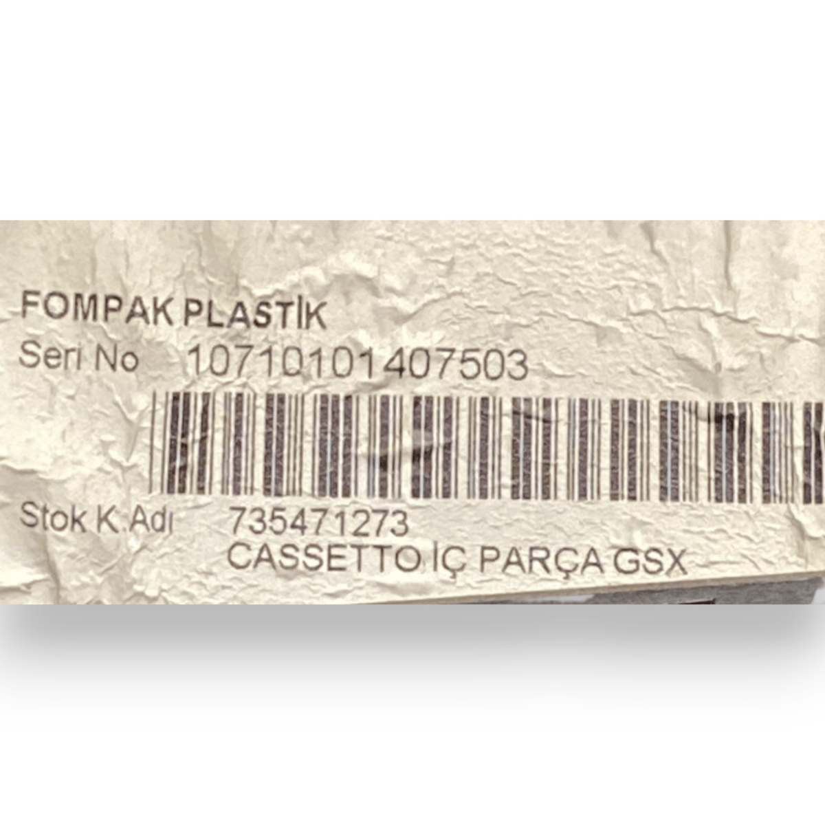 Cassetto / vano portaoggetti fiat doblo cod:735471273 (2009 - 2022) - F&P CRASH SRLS - Ricambi Usati