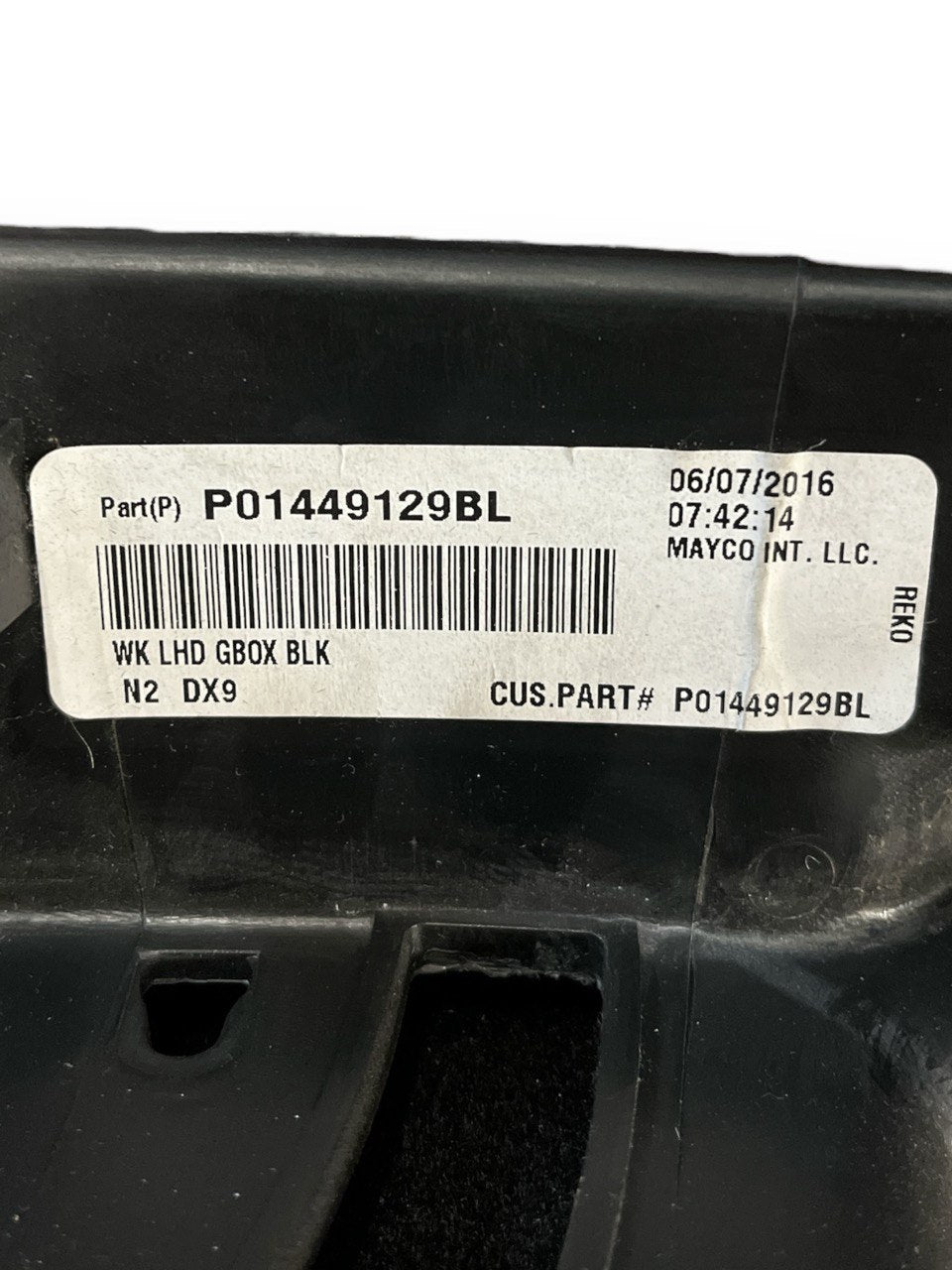 Cassetto / Vano Portaoggetti Jeep Grand Cherokee WK2 (2010 al 2021) cod: P01449129BL - F&P CRASH SRLS - Ricambi Usati