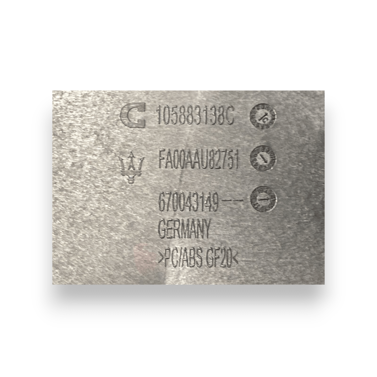 Cassetto / vano portaoggetti maserati levante cod:105883138c (2016 - ) - F&P CRASH SRL - Ricambi Usati