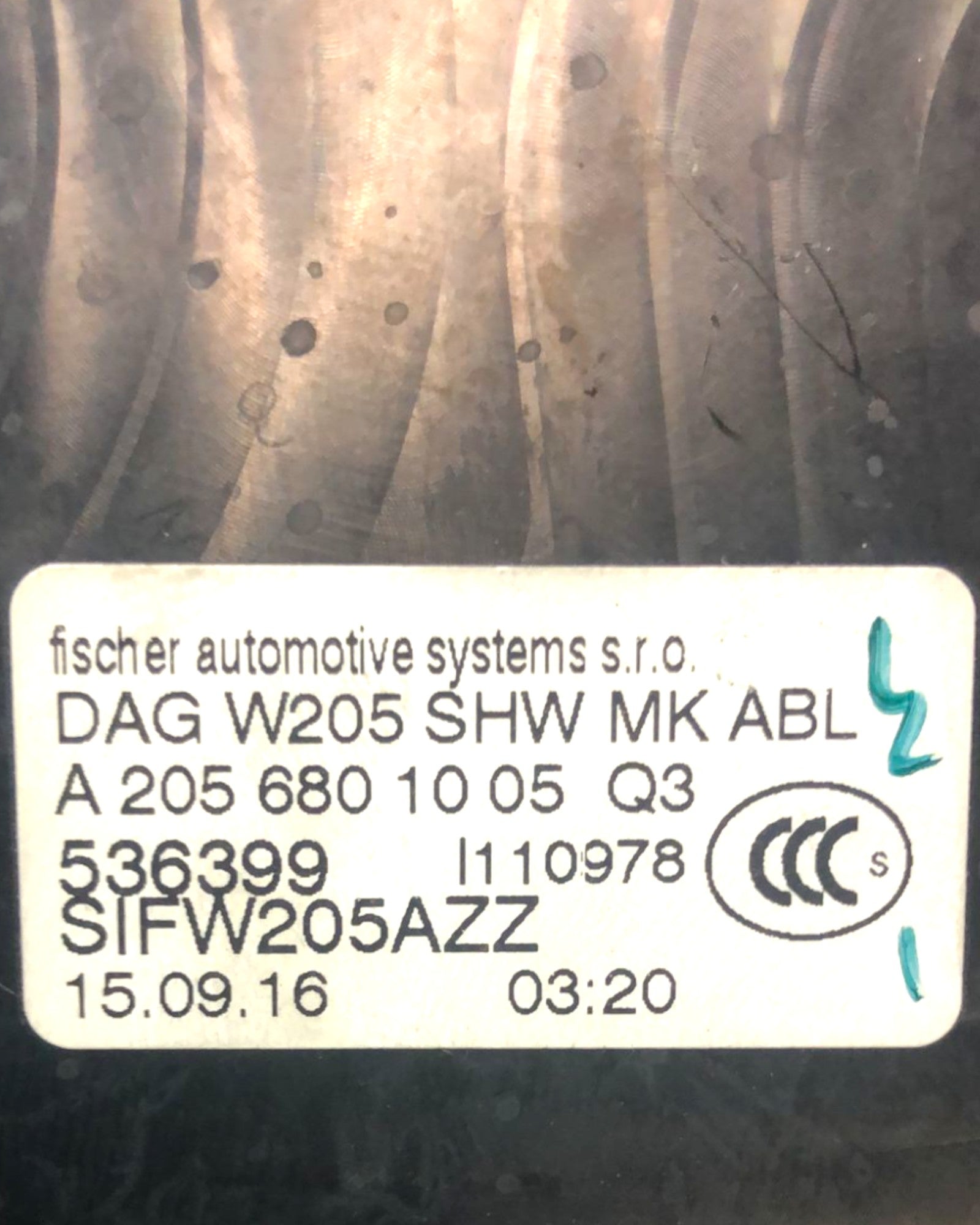 Cassetto / vano portaoggetti Mrcedes benz Classe C w205 (2014 > 2021) cod:A2056801005 - F&P CRASH SRLS - Ricambi Usati