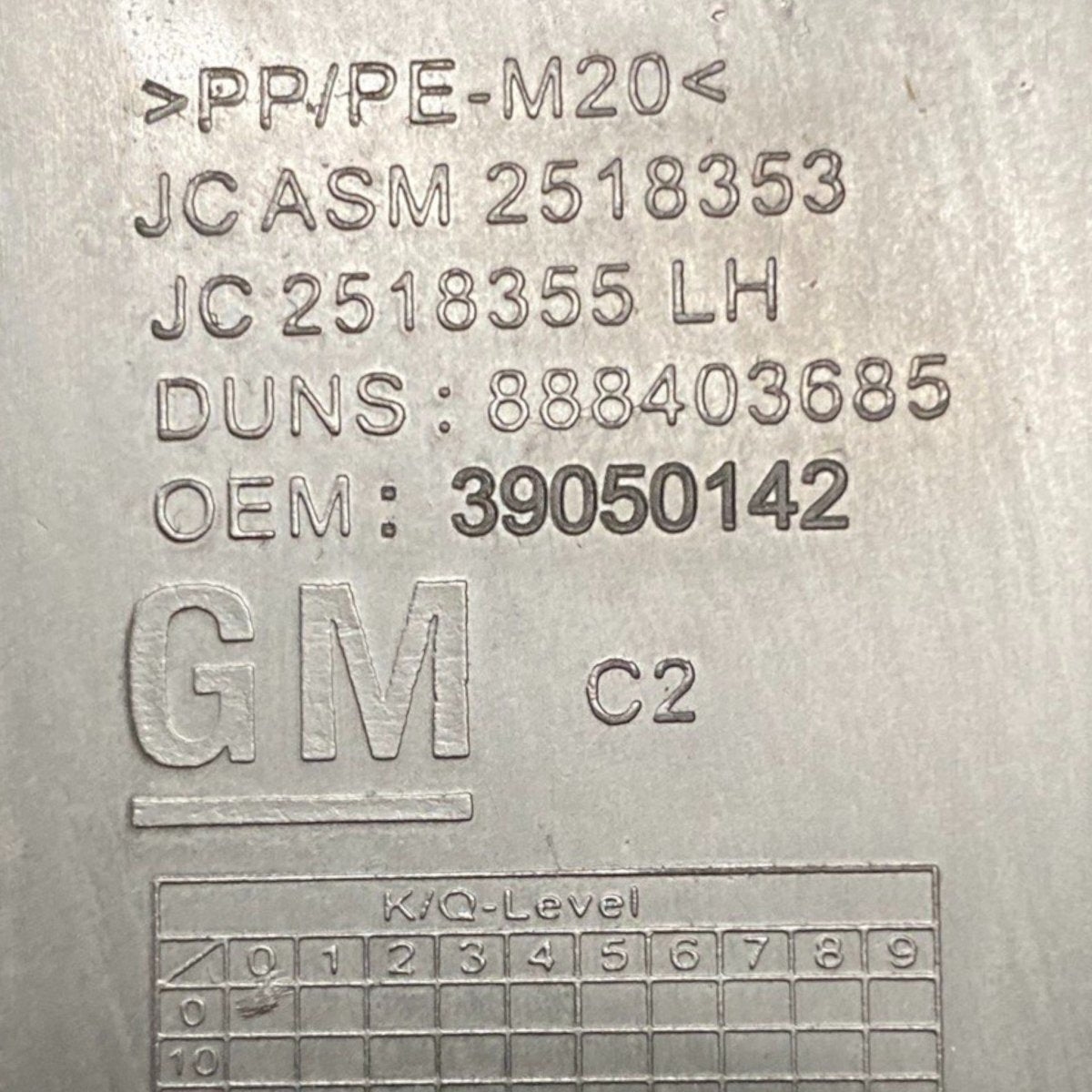 cassetto / vano portaoggetti sinistro (sx) opel astra k Cod: 39050142 (2015 - 2021) - F&P CRASH SRLS - Ricambi Usati