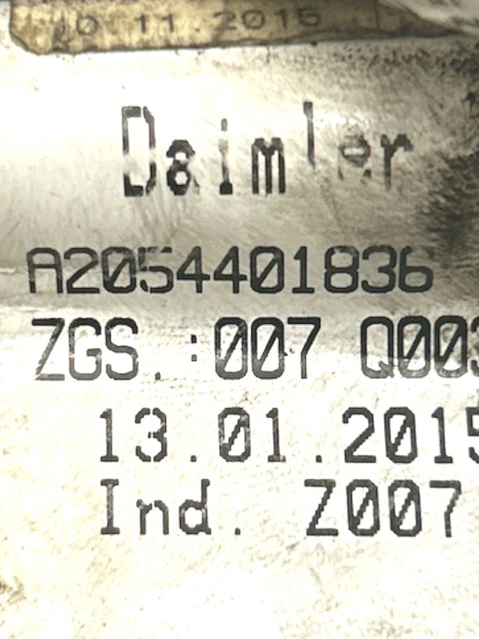 Cavo Batteria Mercedes Benz Classe C (W205) (2014 > 2021) cod.A2054401836 - F&P CRASH SRLS - Ricambi Usati