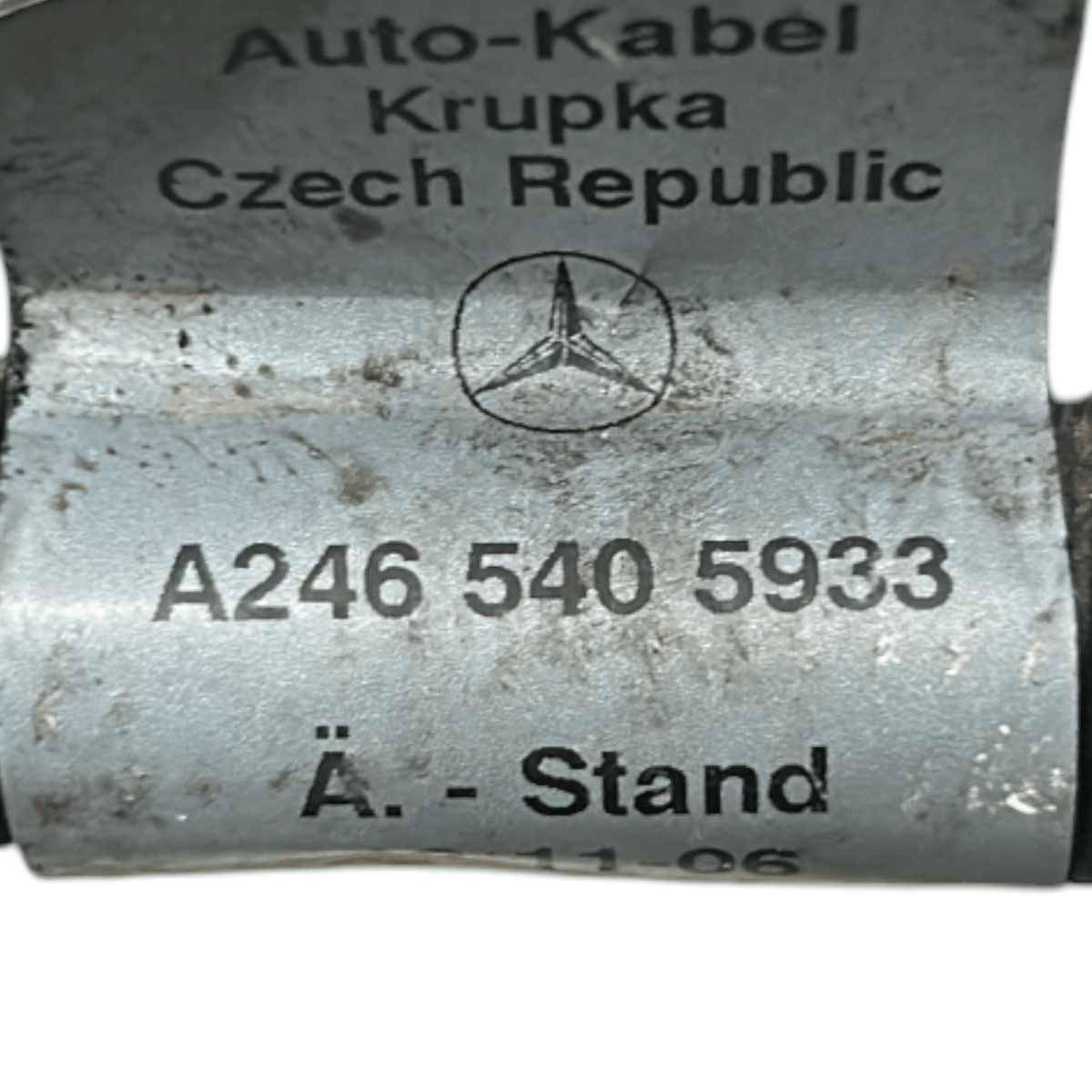 Cavo Batteria Negativo Mercedes Benz CLA (C117) cod.A2465405933 (2013 > 2019) - F&P CRASH SRLS - Ricambi Usati