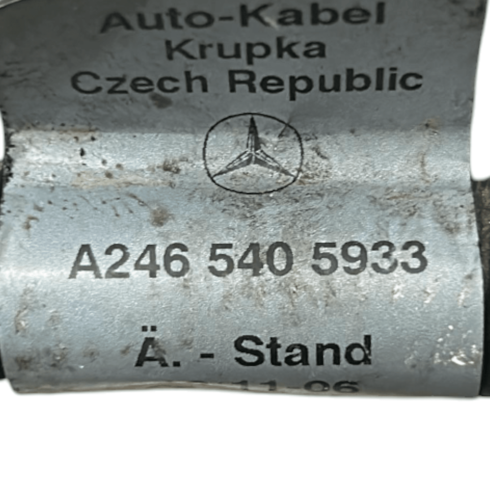 Cavo Batteria Negativo Mercedes Benz CLA (C117) cod.A2465405933 (2013 > 2019) - F&P CRASH SRLS - Ricambi Usati