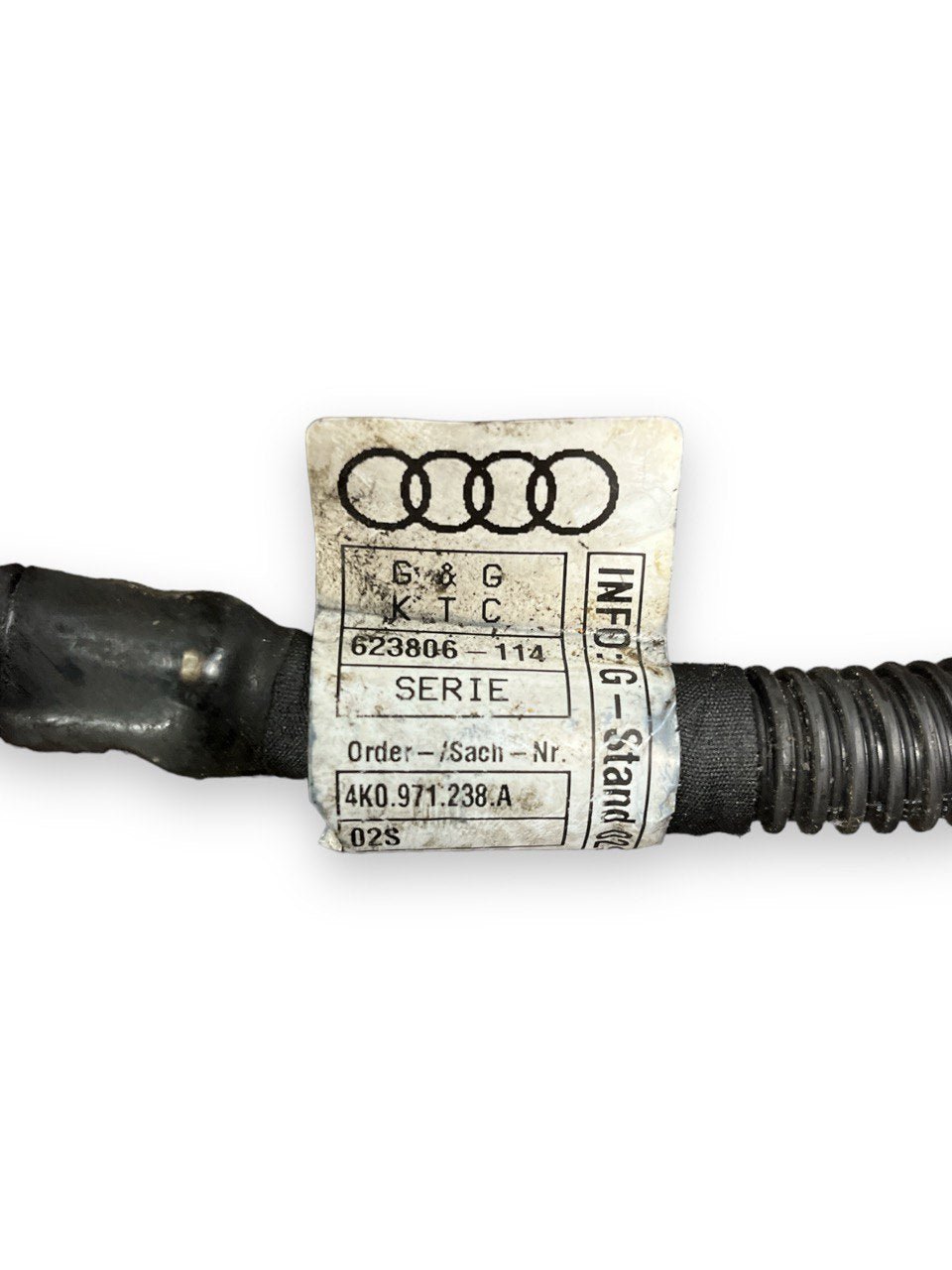 Cavo / Cablaggio Negativo Batteria Audi A7 C8 (2017>) cod: 4K0971238A - F&P CRASH SRLS - Ricambi Usati