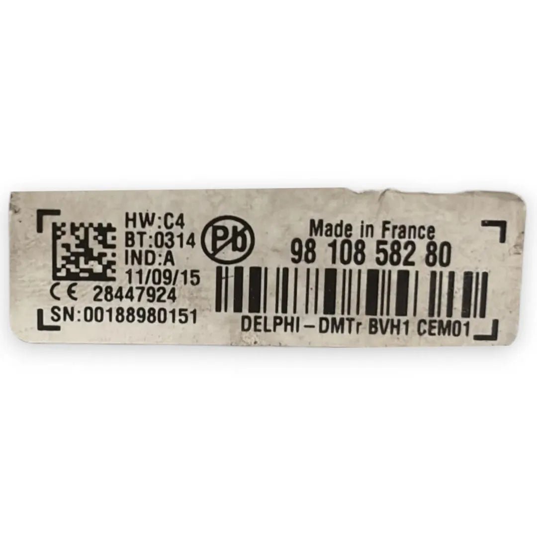 Dettaglio Centralina di accensione Citroën C4 Cactus 2014–2019 cod. 9810858280 - foto 3