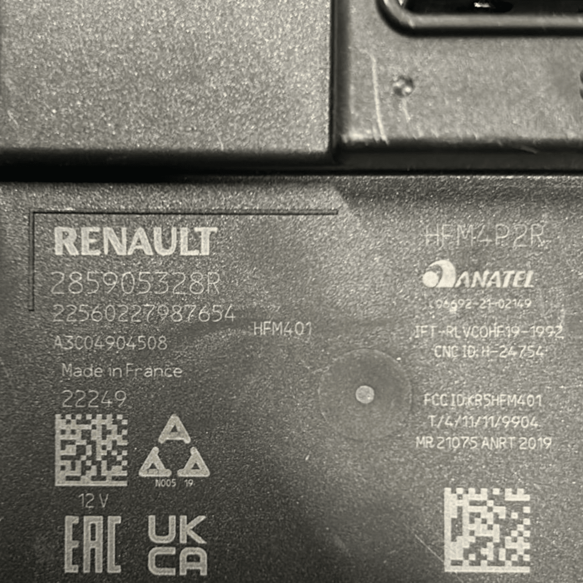 Centralina accensione dacia jogger 1.0 benzina cod:285905328r (2021 >) - F&P CRASH SRL - Ricambi Usati