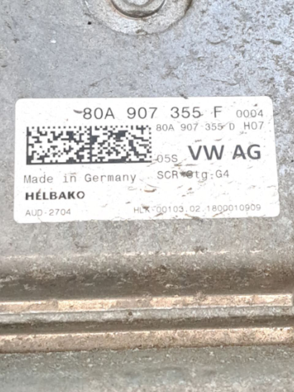 Centralina Adblue Audi A7 C8 (2019>) COD:80A907355F - F&P CRASH SRLS - Ricambi Usati