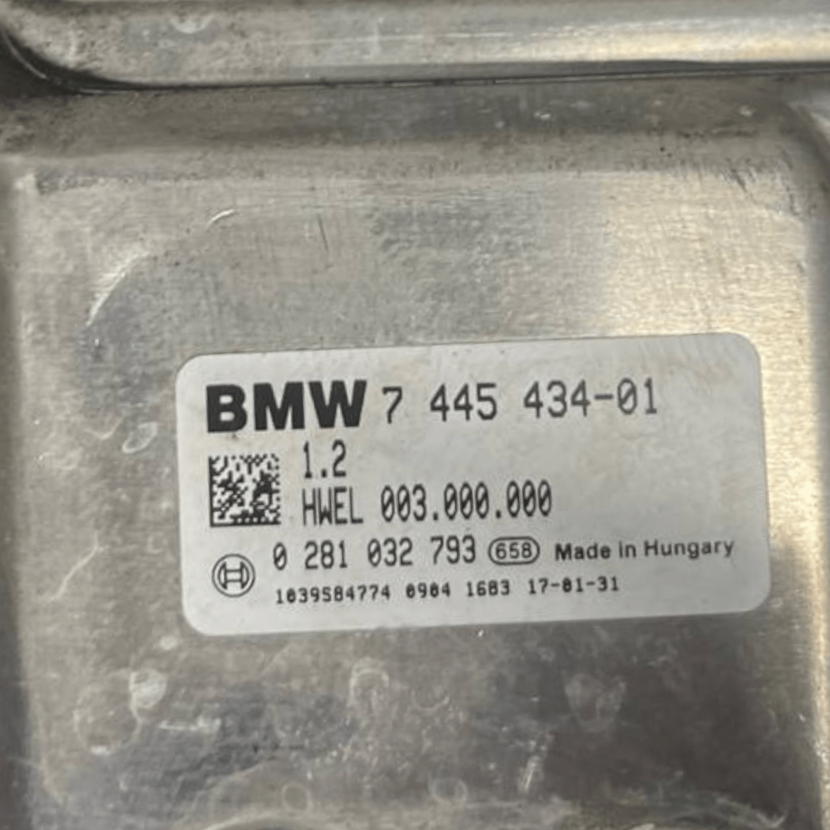 Centralina AdBlue Bmw X5 F15 3.0 Diesel (2013 al 2018) cod: 7445434 - 01 - F&P CRASH SRLS - Ricambi Usati