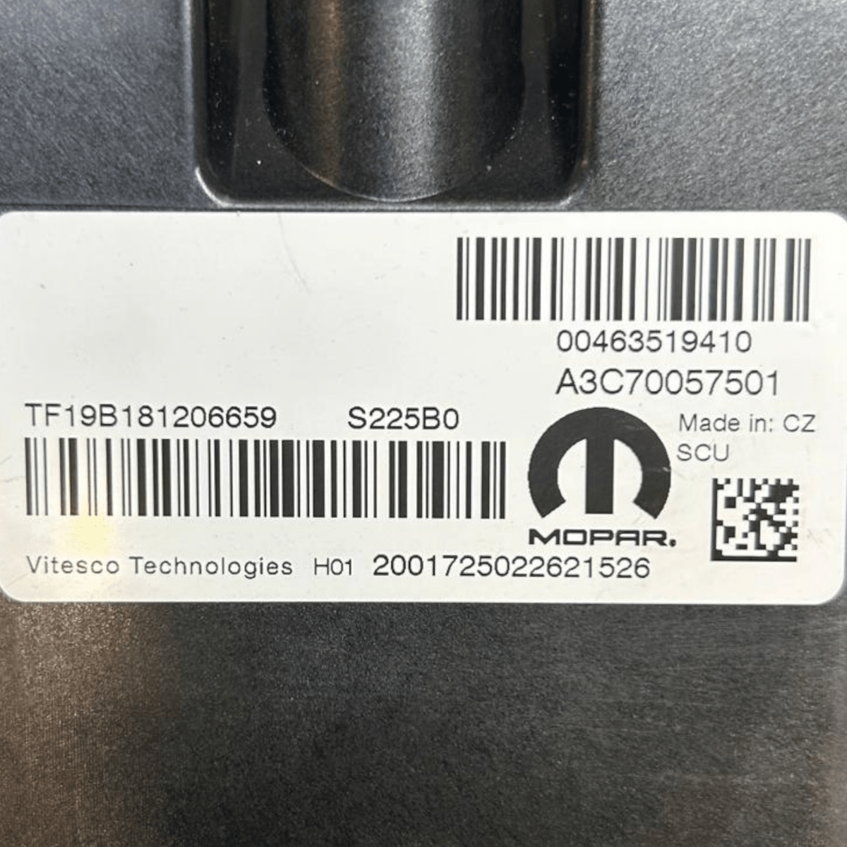 Centralina adblue fiat fiorino 1.3 diesel cod:A3C70057501 (2018 >) - F&P CRASH SRLS - Ricambi Usati