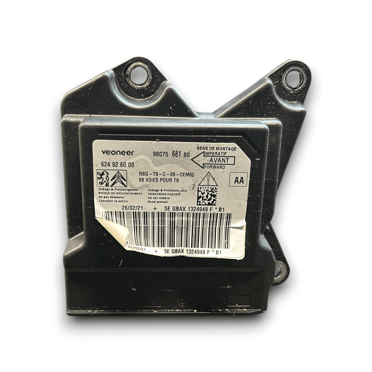 Centralina AiBag Peugeot 308 (2013 > 2020) cod:624926000 - F&P CRASH SRLS - Ricambi Usati