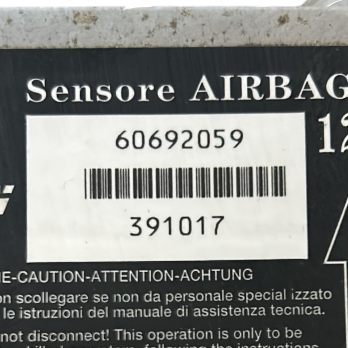 Centralina Airbag Alfa Romeo 159 cod.60692059 (2005 > 2011) - F&P CRASH SRLS - Ricambi Usati
