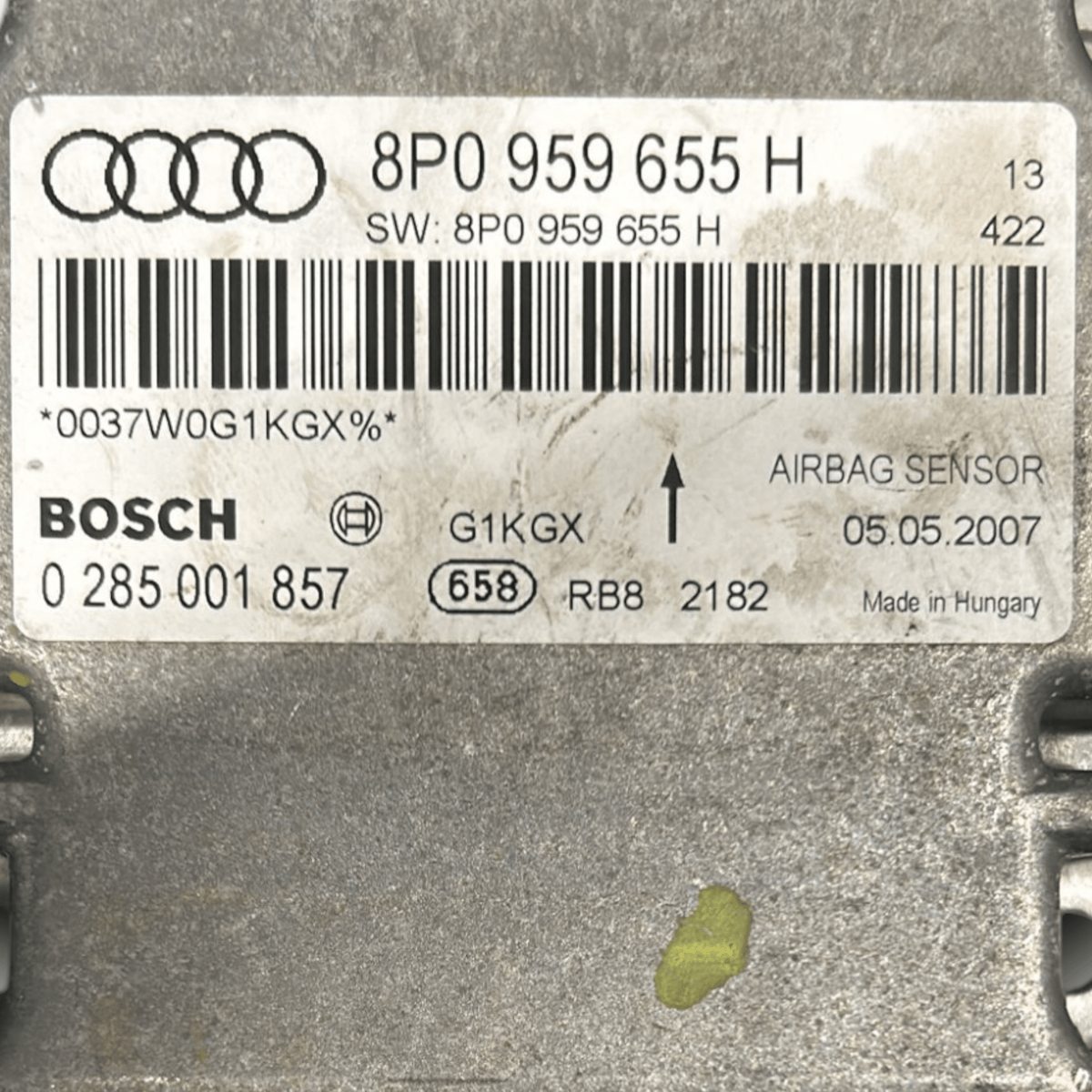 Centralina Airbag Audi A3 8P 2.0 Diesel cod:8P959655 (2003 > 2013) - F&P CRASH SRLS - Ricambi Usati