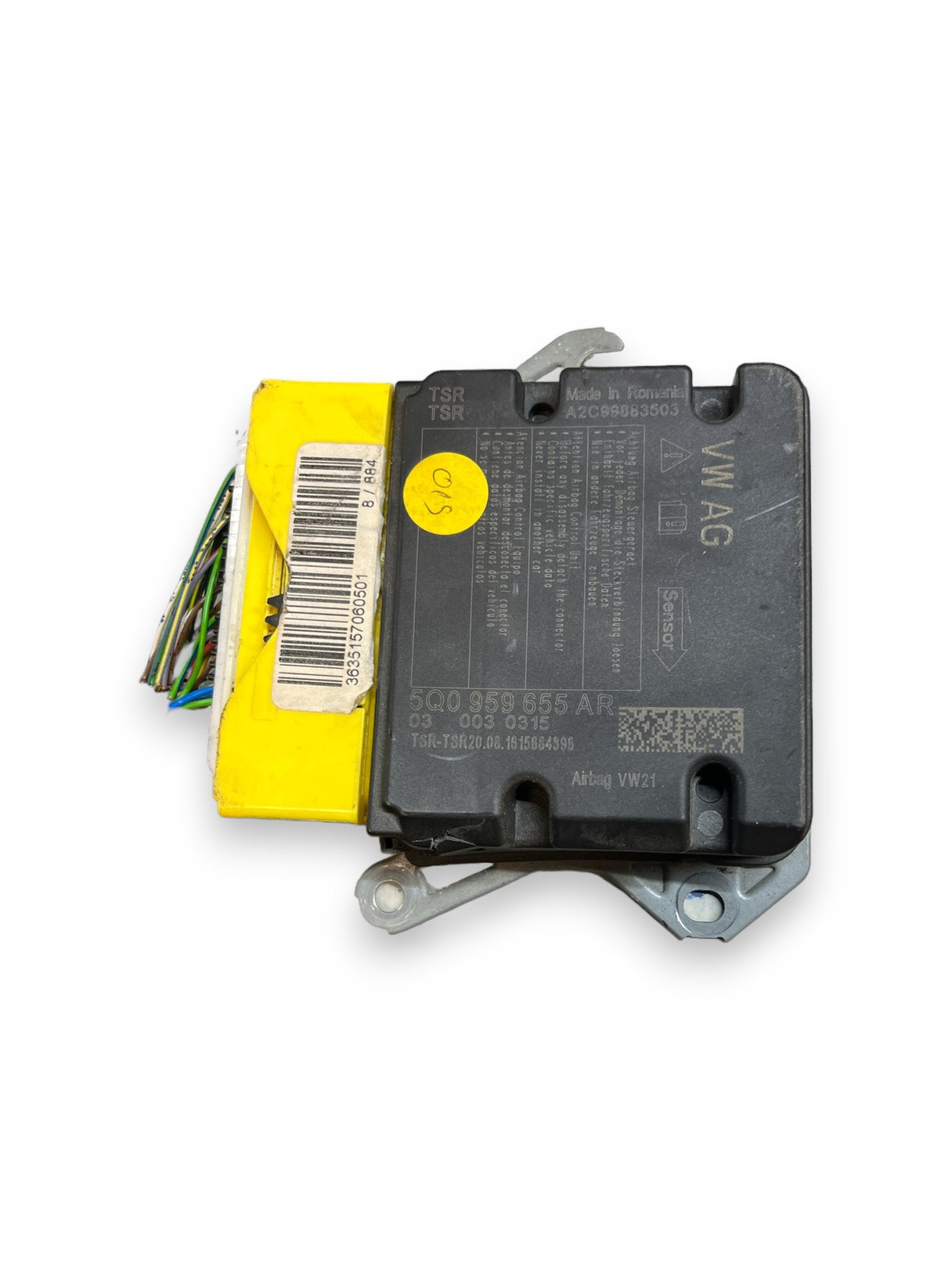 Centralina Airbag Audi A3 ( 8V1 - 2016 ) COD:5Q0959855AR - F&P CRASH SRLS - Ricambi Usati