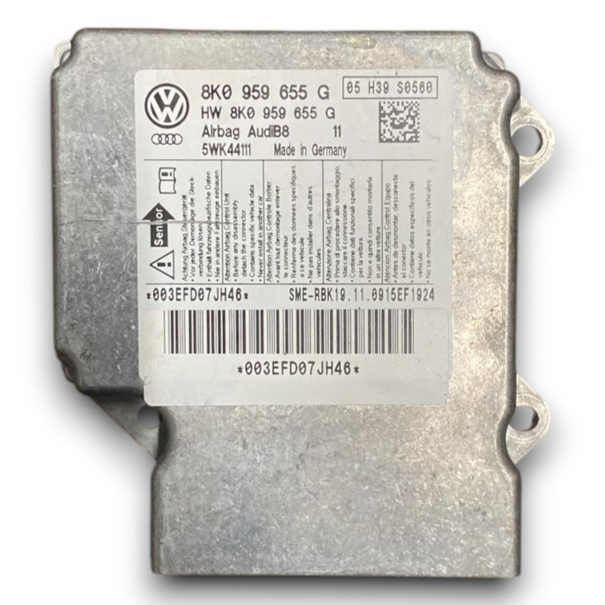 Centralina airbag Audi a4 b8 cod . 8k0959655 (2007 > 2016) - F&amp;P CRASH SRL - Ricambi Usati