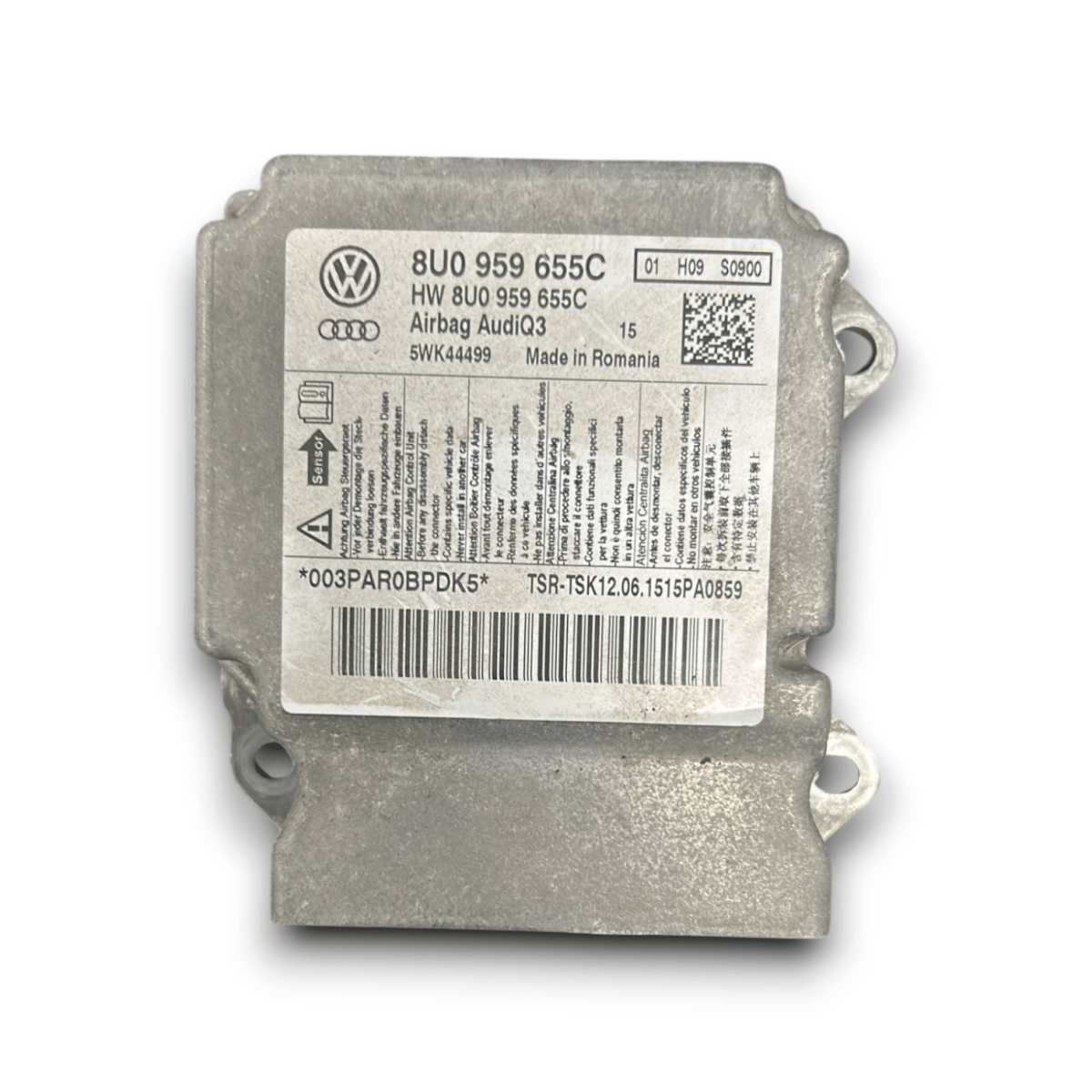 Centralina airbag audi q3 2.0 diesel cod:8U0959655C (2011 > 2018) - F&P CRASH SRLS - Ricambi Usati