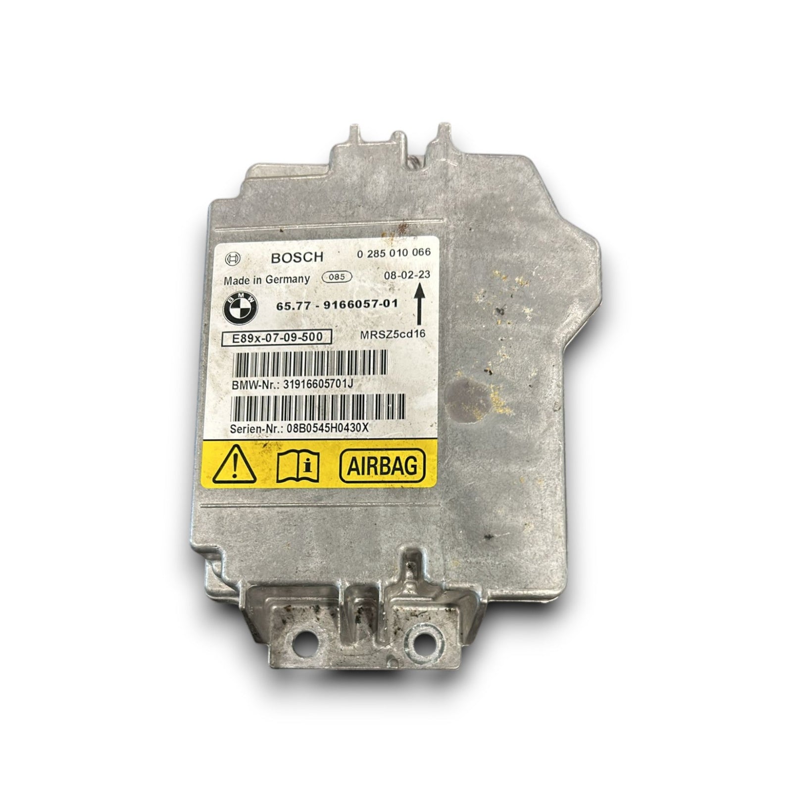 Centralina Airbag Bmw Serie 1 E87 2.0 Diesel cod:9166057 - 01 (2004 > 2013) - F&P CRASH SRLS - Ricambi Usati