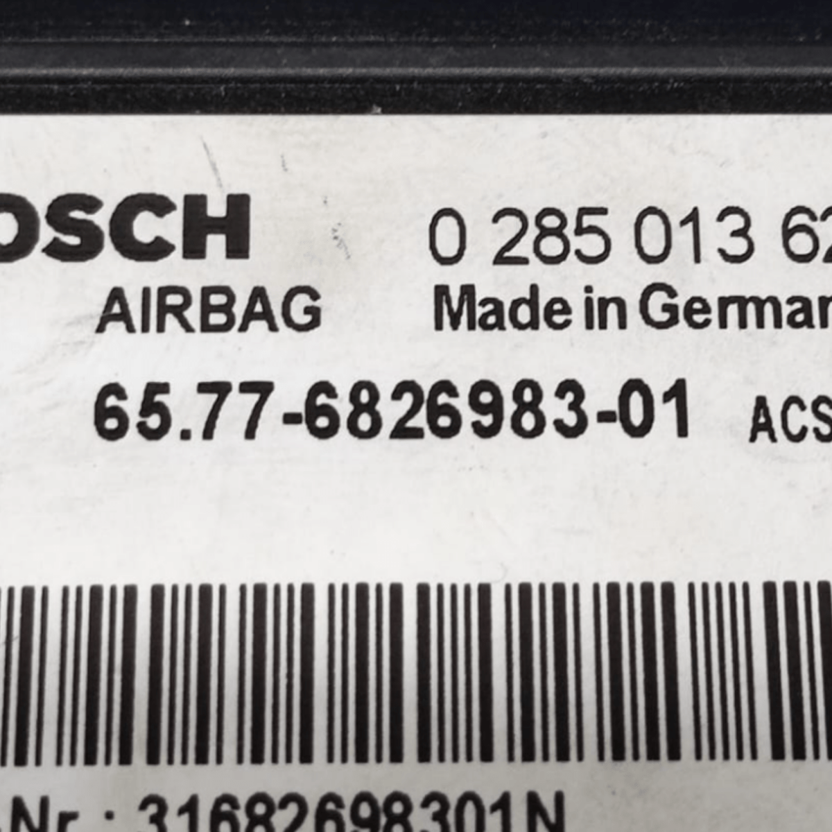 Centralina Airbag Bmw Serie 3 F30 COD: 682698301 (2012 - 2019) - F&P CRASH SRLS - Ricambi Usati