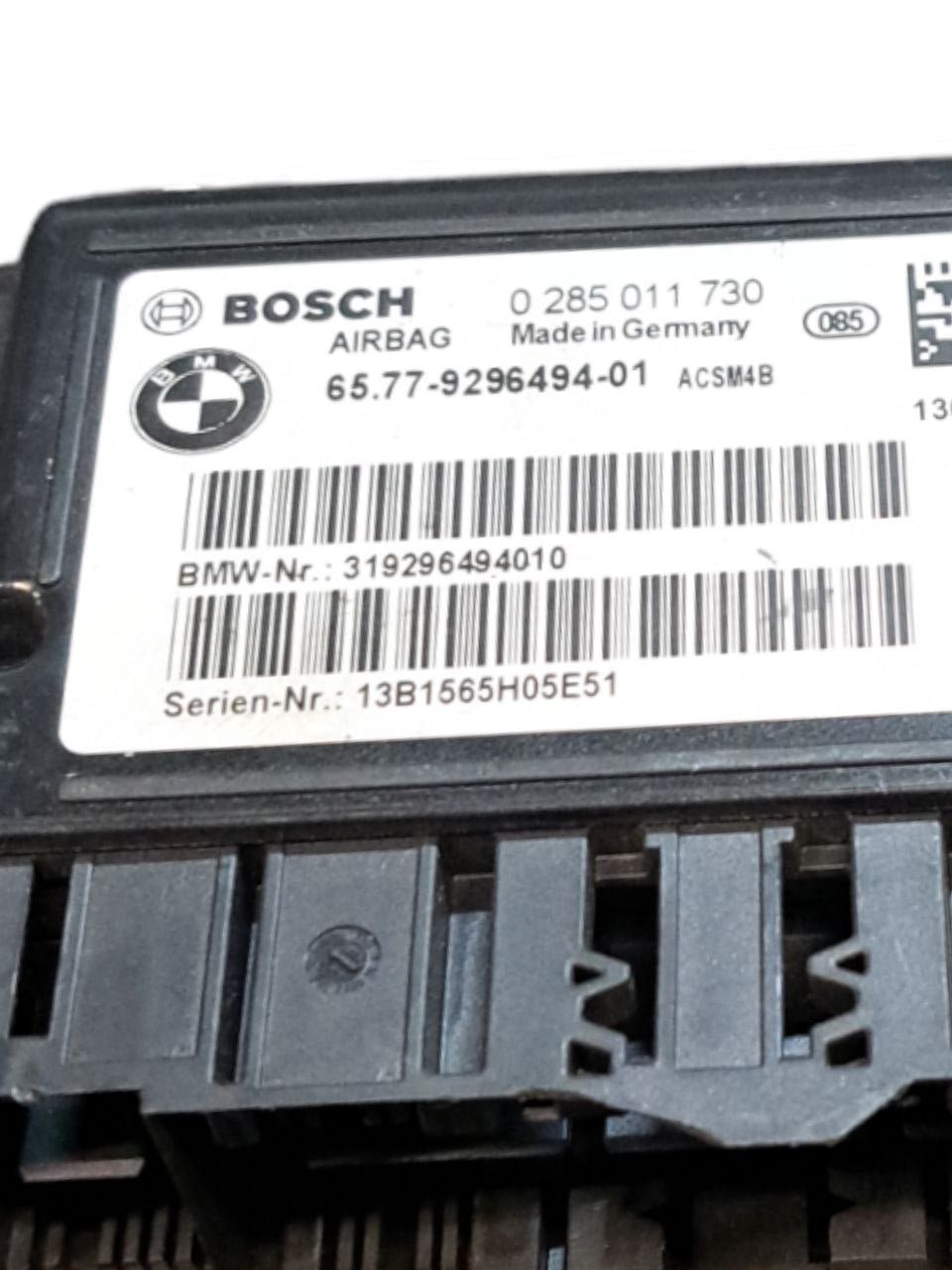 Centralina Airbag Bmw Serie 3 F30 / F31 (2011 - 2019) COD:9296494 - F&P CRASH SRLS - Ricambi Usati