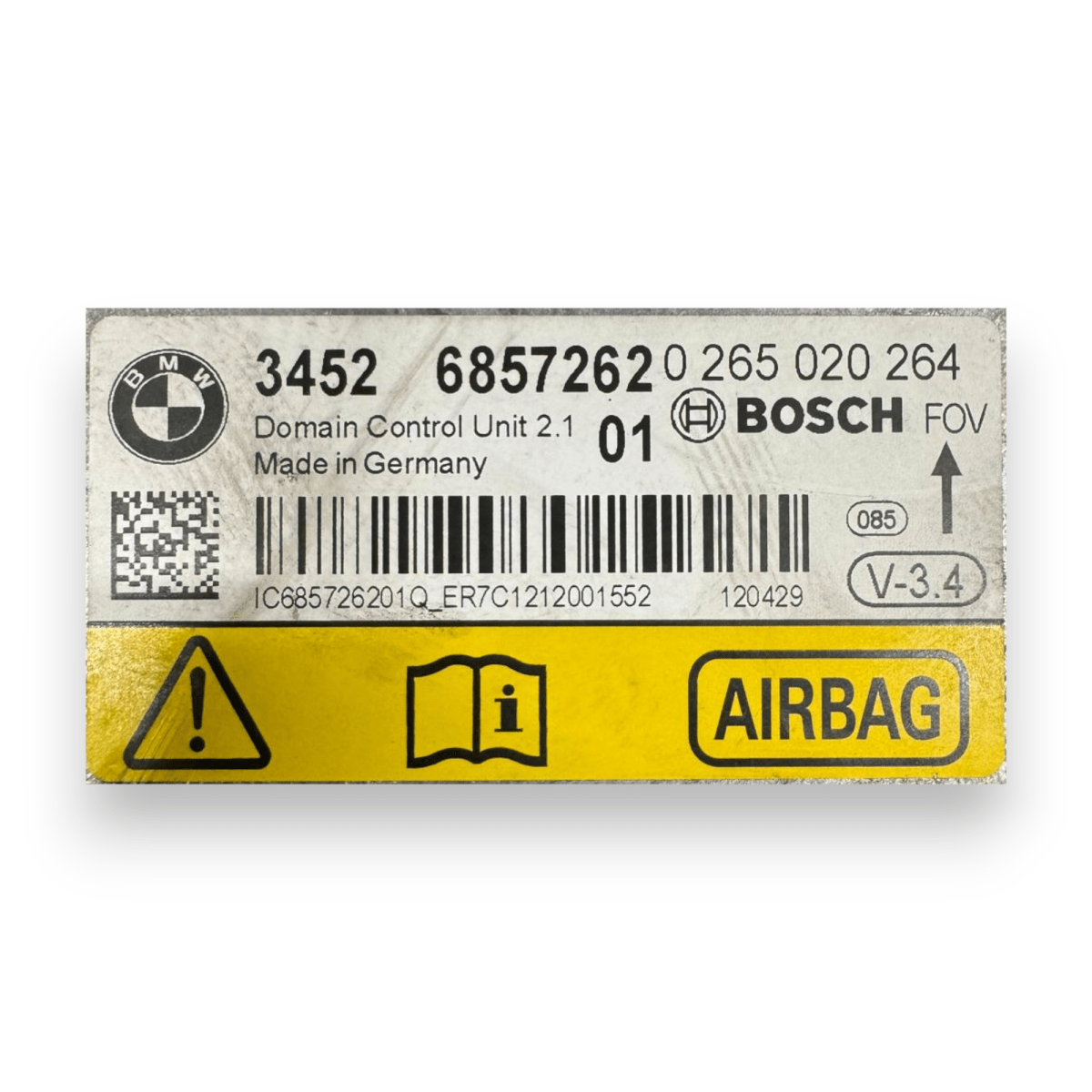 Centralina airbag BMW Serie 5 (F11) cod.34526857262 (2010 - 2017) - F&P CRASH SRL - Ricambi Usati