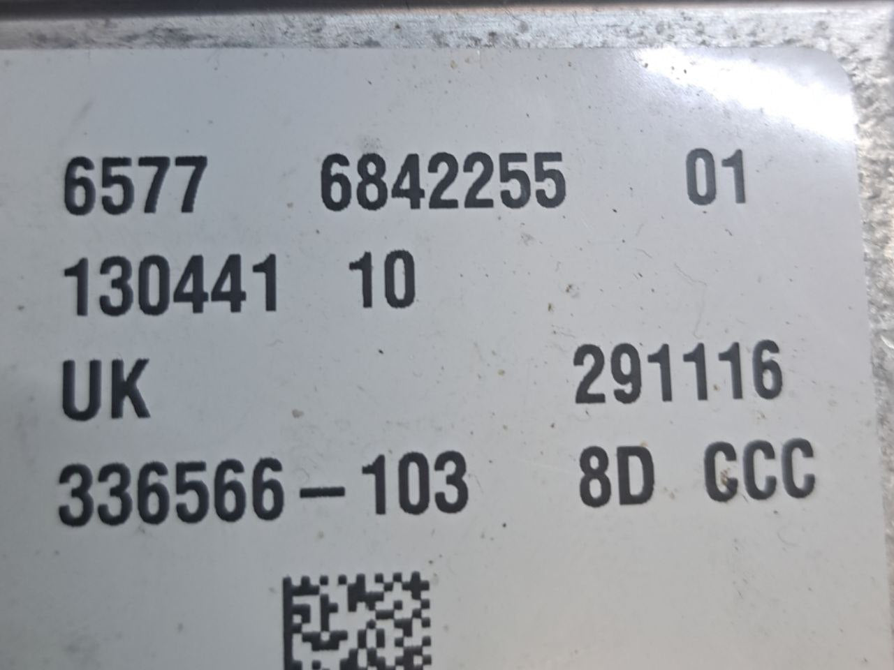 Centralina Airbag Bmw X1 F48 ( 2016 > ) COD:13044110 - F&P CRASH SRLS - Ricambi Usati
