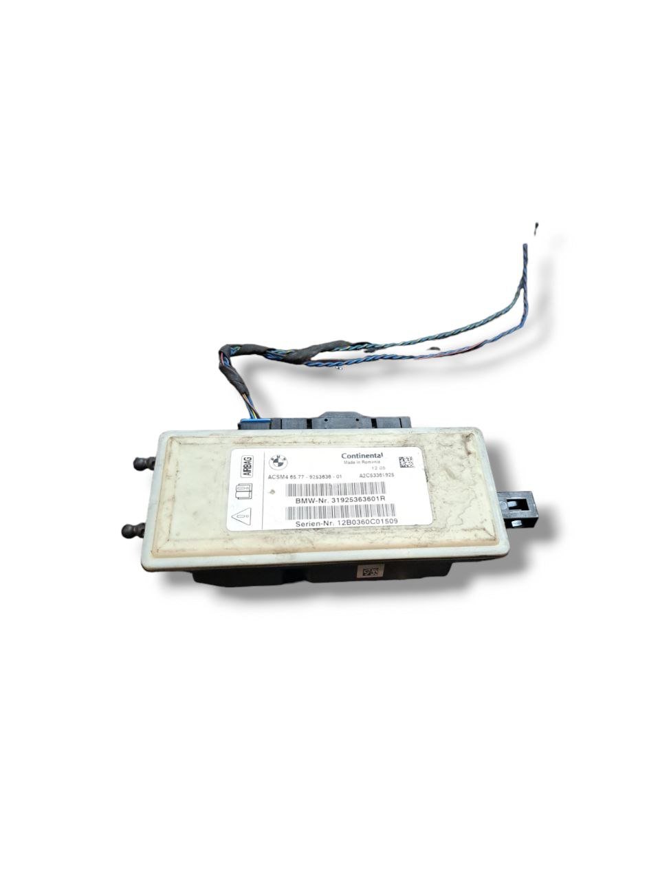 Centralina Airbag Bmw X3 F25 (2011) COD:9253636 - F&amp;P CRASH SRLS - Ricambi Usati