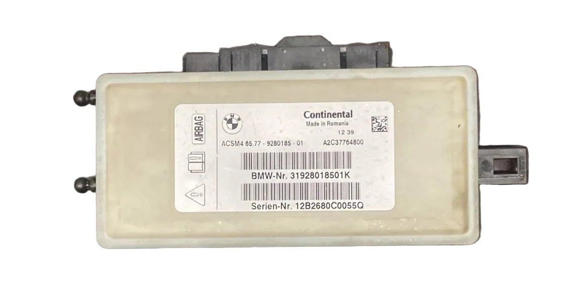 BMW X3 F25 airbag control unit code . a2c37764800 (2010 > 2017) - F&P CRASH SRL - Used Parts