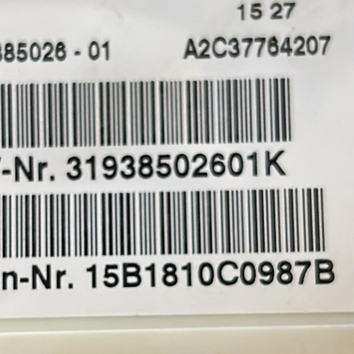 Centralina AirBag BMW X5 (F15) cod.31938502601K (2013 > 2018) - F&P CRASH SRLS - Ricambi Usati