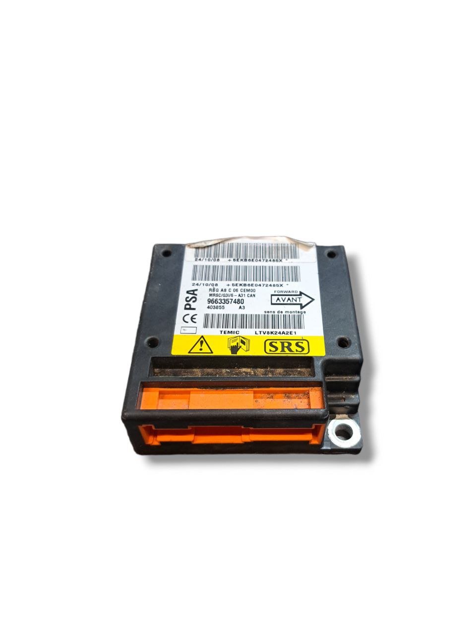 Centralina Airbag Citroen C3 (2003 - 2010) COD:9663357480 - F&P CRASH SRLS - Ricambi Usati