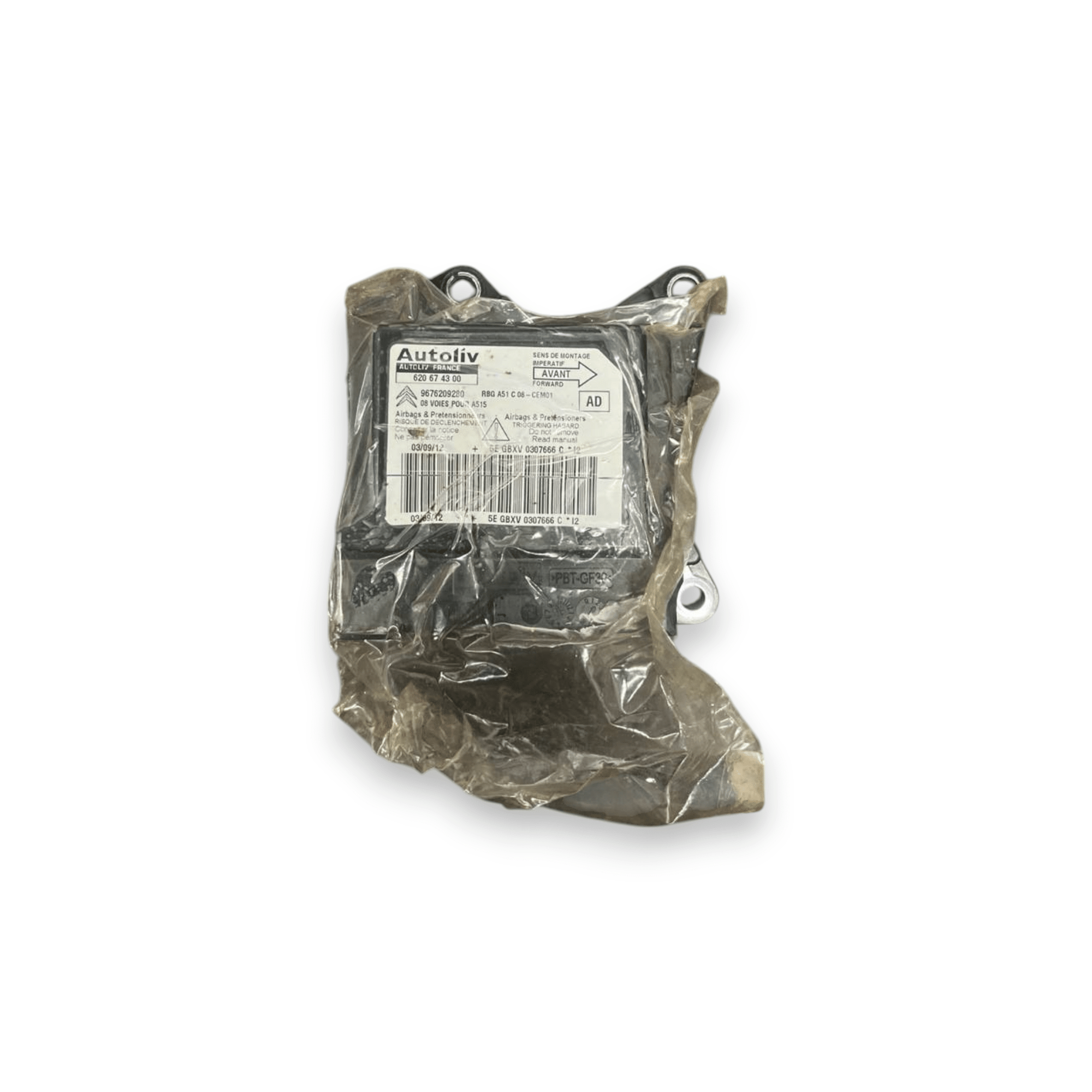 Centralina Airbag Citroen C3 II 1.4 Benzina (2009 al 2016) cod: 9676209280 - F&P CRASH SRLS - Ricambi Usati