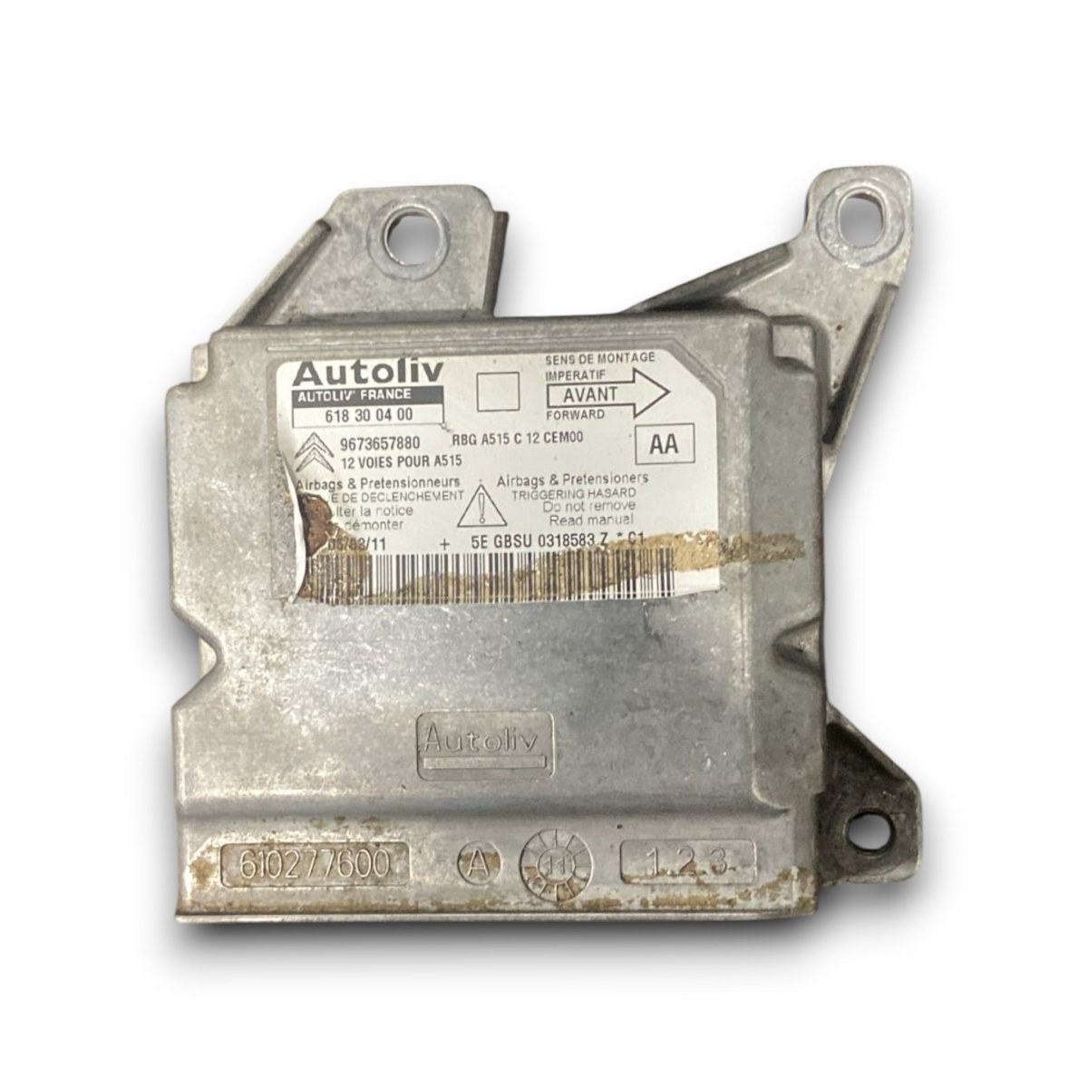 Centralina airbag citroen c3 II cod . 9673657880 (2009 >2016) - F&P CRASH SRL - Ricambi Usati
