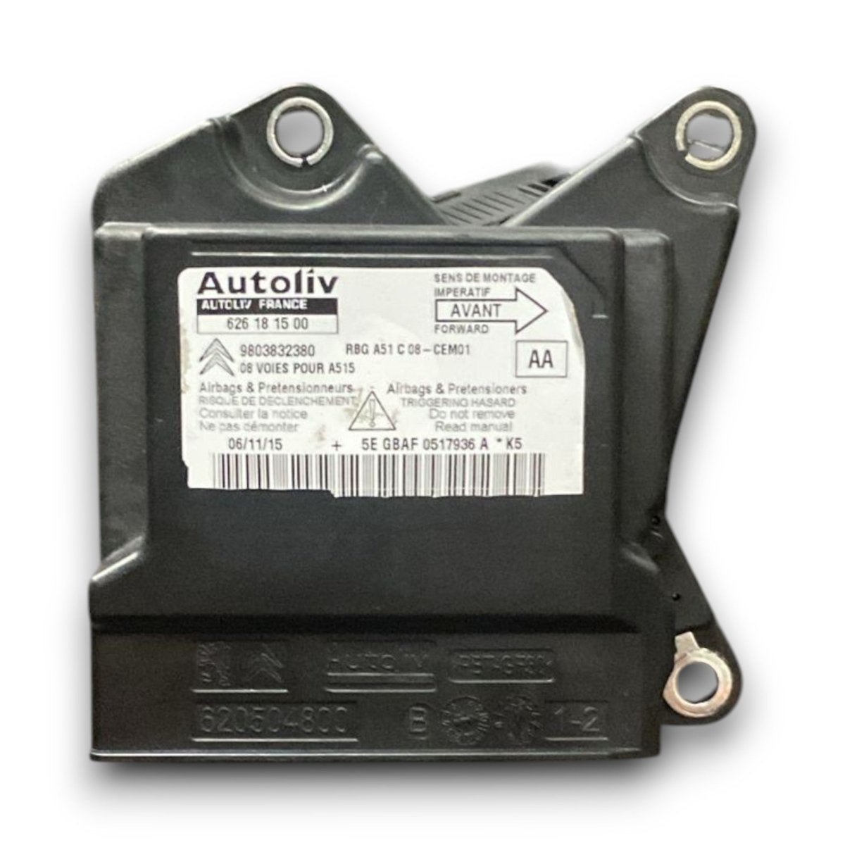 Centralina airbag Citroen c3 II cod . 9803832380 (2009 >2016) - F&P CRASH SRL - Ricambi Usati