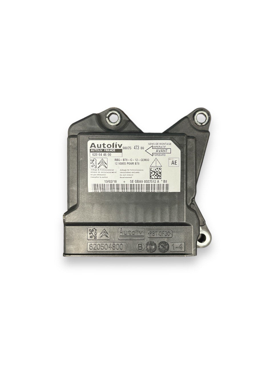 Centralina Airbag Citroen C4 Picasso (2010 al 2018) cod: 620504800 - F&P CRASH SRLS - Ricambi Usati