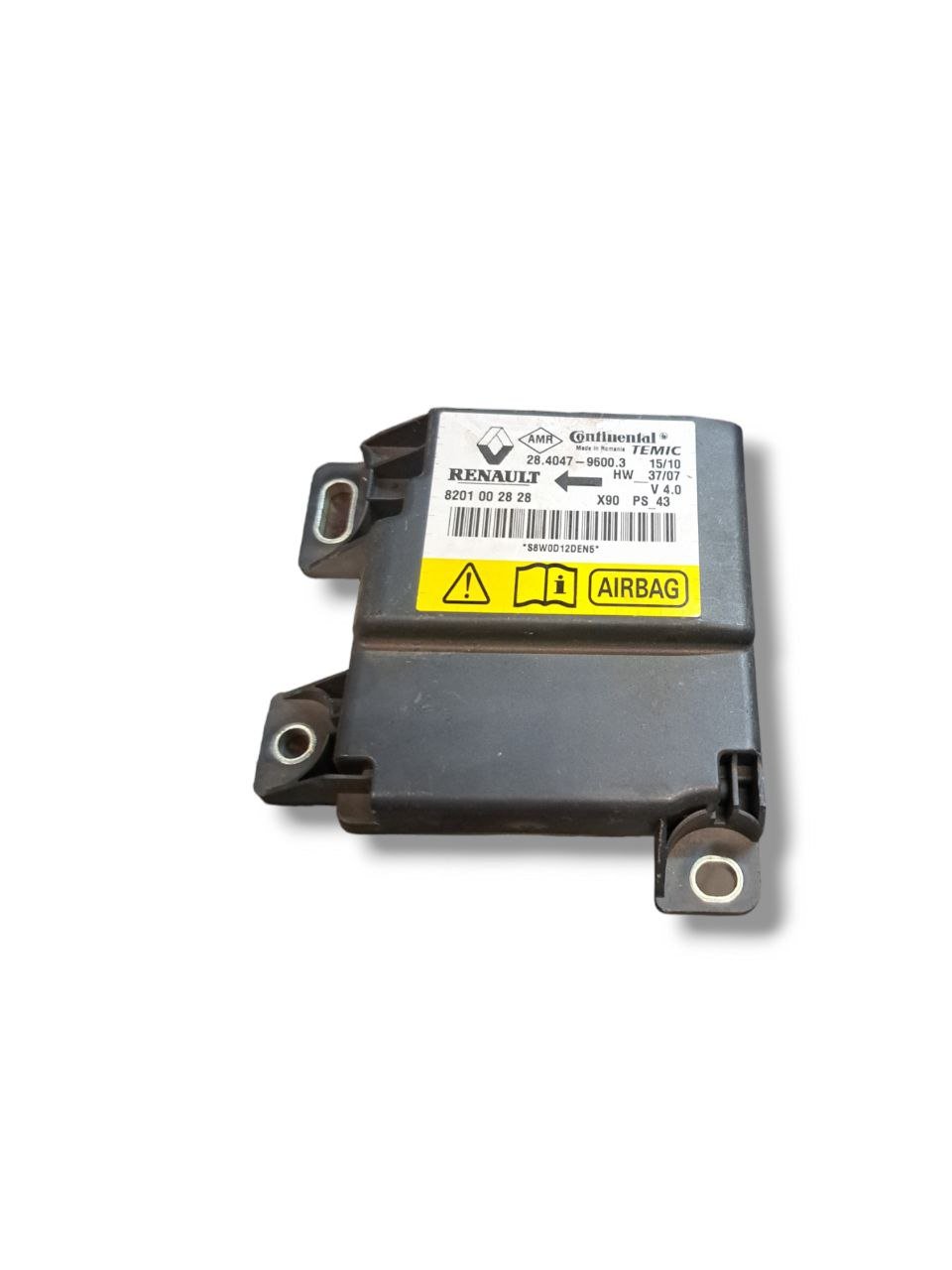 Centralina airbag Dacia Sandero (2008 - 2012) COD:8201002828 - F&P CRASH SRLS - Ricambi Usati