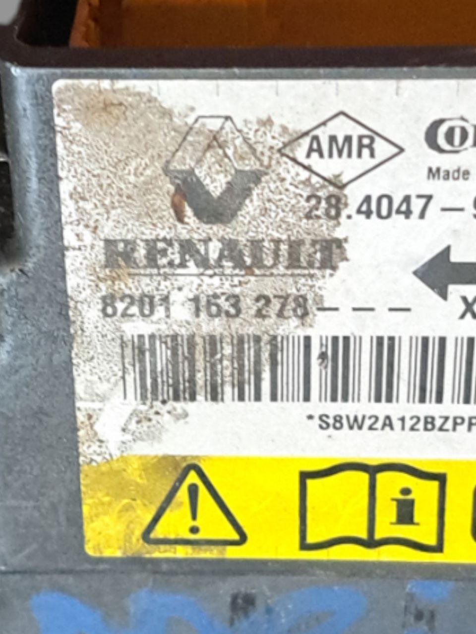 Centralina airbag Dacia Sandero (2008 - 2012) COD:8201163278 - F&P CRASH SRLS - Ricambi Usati