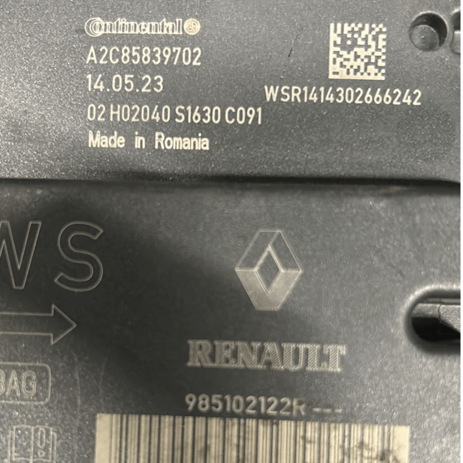 Centralina Airbag Dacia Sandero cod:A2C85839702 (2012 > 2020) - F&P CRASH SRLS - Ricambi Usati