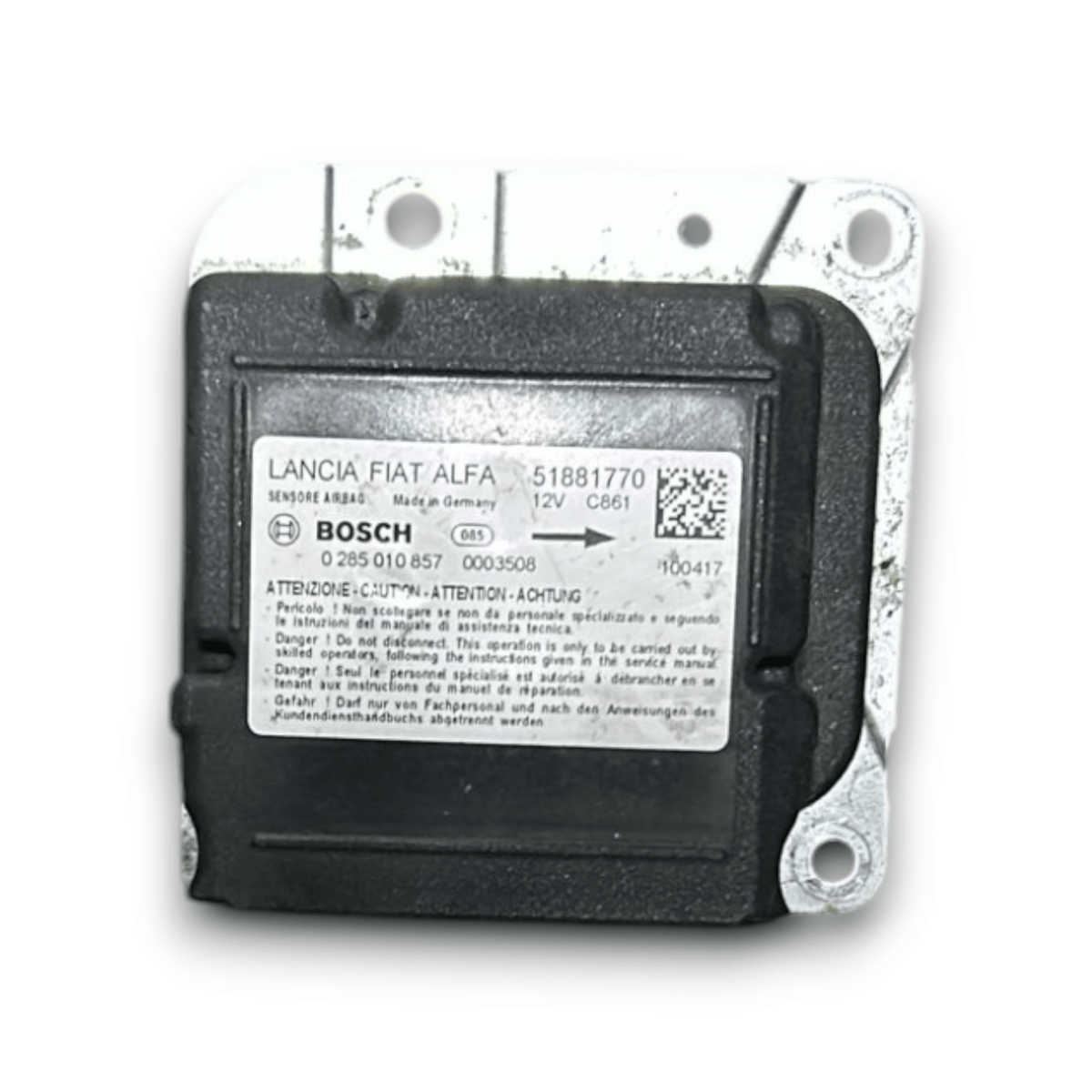 Centralina Airbag Fiat Doblo 1.6 Diesel cod:0285010857 (2009 &gt; 2022) - F&amp;P CRASH SRLS - Ricambi Usati