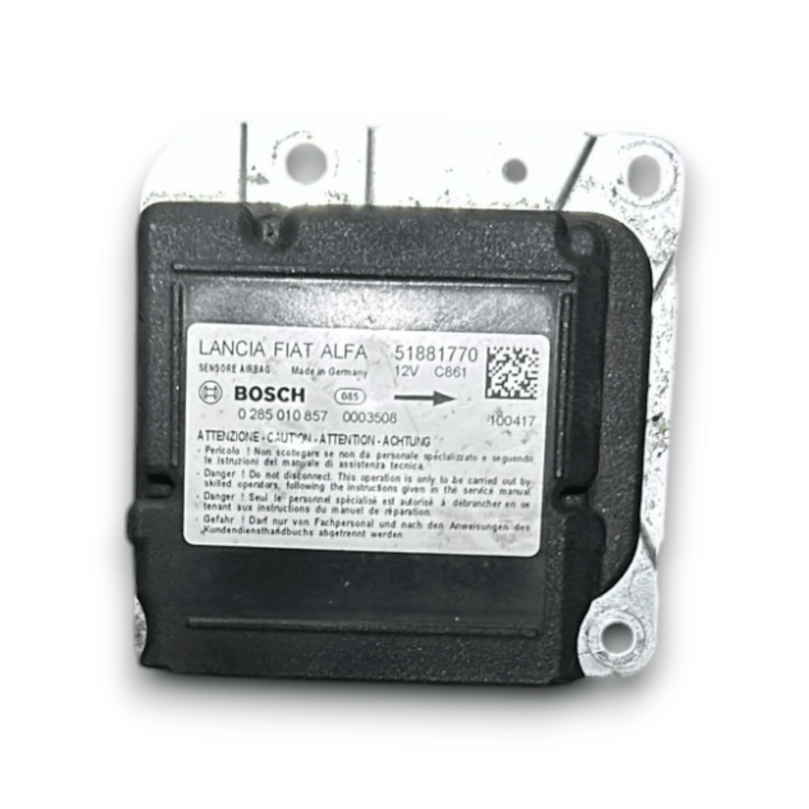 Centralina Airbag Fiat Doblo 1.6 Diesel cod:0285010857 (2009 > 2022) - F&P CRASH SRLS - Ricambi Usati