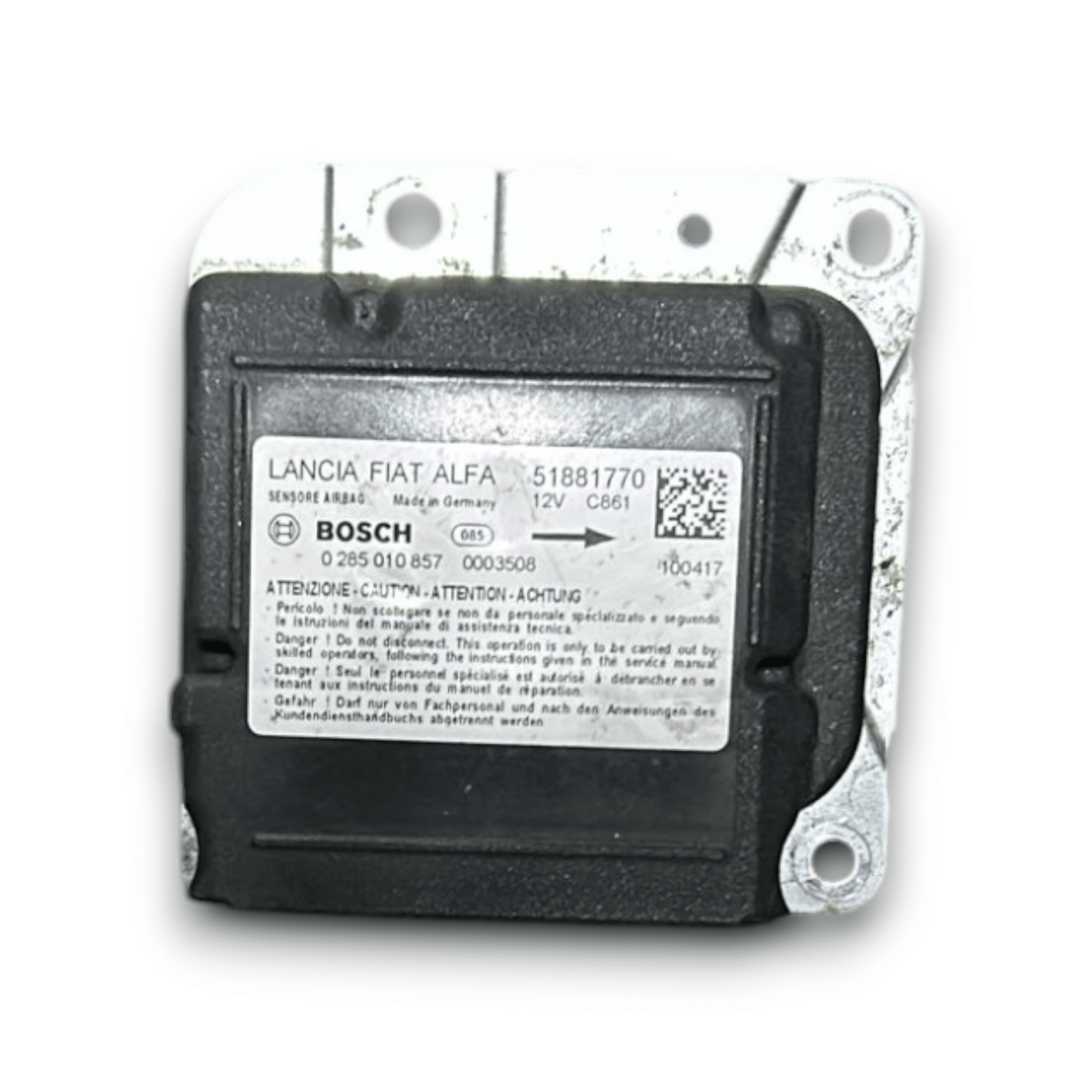 Centralina Airbag Fiat Doblo 1.6 Diesel cod:0285010857 (2009 > 2022) - F&P CRASH SRLS - Ricambi Usati