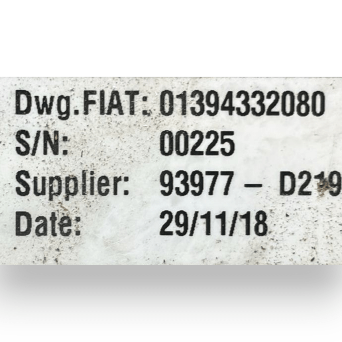 Centralina airbag fiat ducato cod:01394332080 (2014 - ) - F&P CRASH SRL - Ricambi Usati