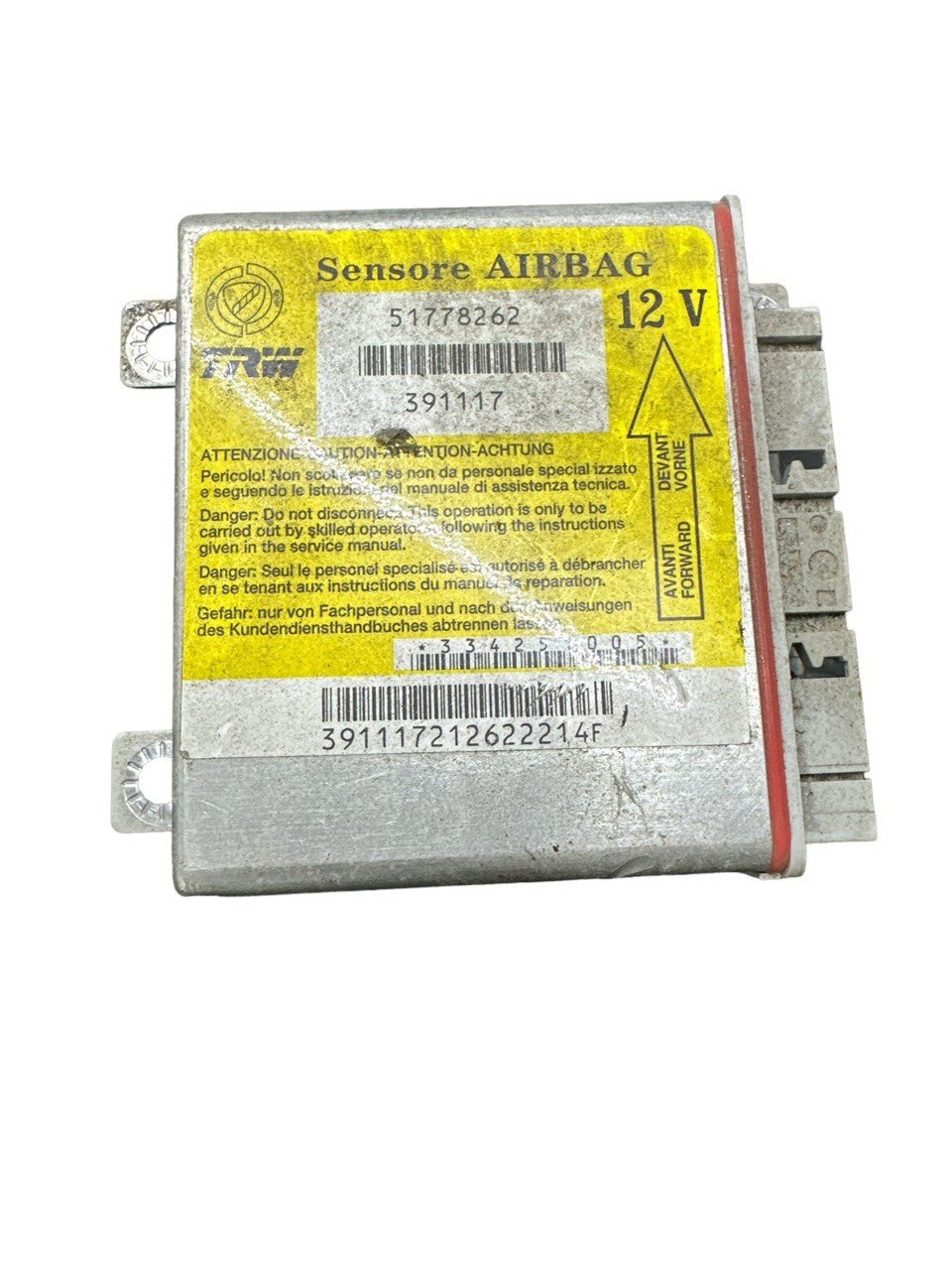 Centralina Airbag Fiat Panda 169 (2003 - 2012) COD:51778262 - F&amp;P CRASH SRLS - Ricambi Usati