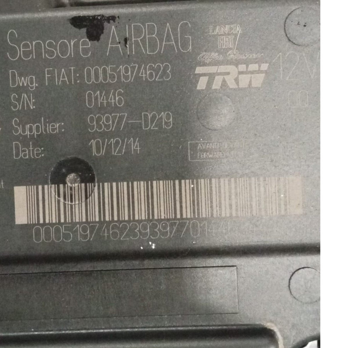 Centralina airbag fiat panda III cod . 00051974623 (2012 >) - F&P CRASH SRL - Ricambi Usati