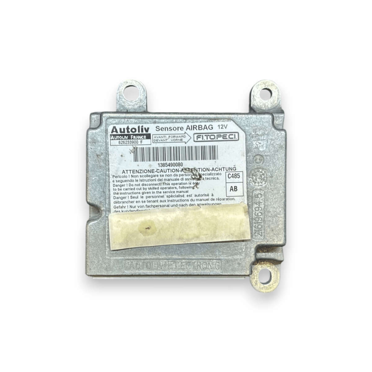 Centralina airbag fiat qubo cod:1385490080 (2008 - 2019) - F&P CRASH SRL - Ricambi Usati