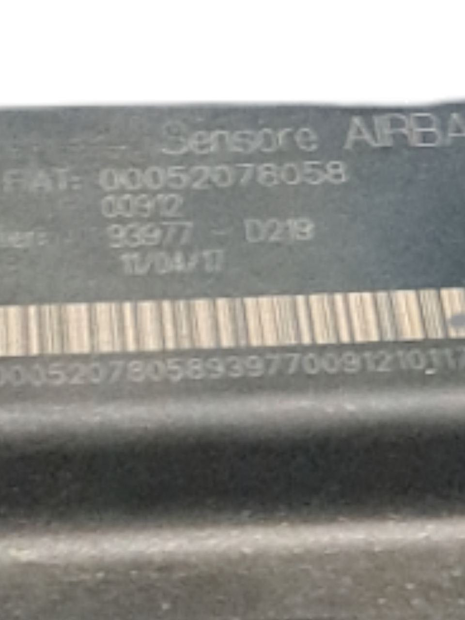 Centralina Airbag Fiat Tipo (2015>) COD:52078058 - F&P CRASH SRLS - Ricambi Usati